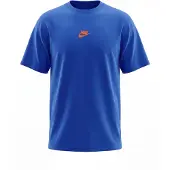 Nike Camisa 'PREM ESS' azul / laranja escuro