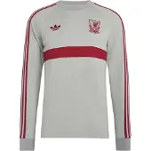 Adidas Camisa funcionais 'Liverpool FC' cinzento claro / vermelho