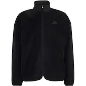 Adidas Casaco City Tech 3 Stripes High Pile Fleece Full Zip