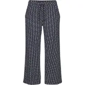 s.Oliver Calças de pijama bege / navy / branco