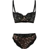 Trendyol Conjuntos de lingerie estuque / castanho / preto