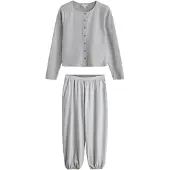 Next Pijama acinzentado