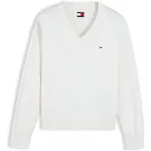 Tommy Hilfiger Pullover 'ESSENTIAL' branco