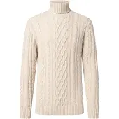 JOOP! Pullover 'JK-19Lerresto' branco natural