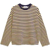 Armedangels Sweatshirt 'FRANKAA' azul noturno / açafrão