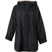 Weekend Max Mara Parka meia-estação 'WKDALCAMO' preto