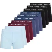 Jack & Jones Boxers 'JACJota' safira / azul claro / merlot / preto