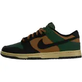 Nike Sapatilhas baixas 'DUNK LOW RETRO' castanho / verde / preto