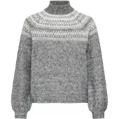 Kaffe Pullover 'KAGerda' cinzento / offwhite