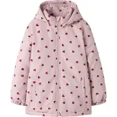 Name it Casaco meia-estação 'NKFMaxi' rosa claro / vermelho