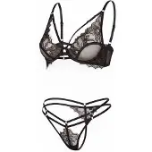 Hunkemoller Tanga 'Bea' preto