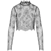 Hunkemoller Camisa 'Camille' preto