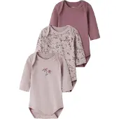 Name it Body De Manga Comprida Violet Flower