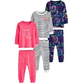 Next Pijama azul escuro / amarelo / rosa / branco