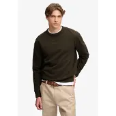 Superdry para homem. M2014701A Moletom Essential Stacked Logo verde escuro (L), Casual, Algodão