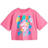 Next Camisola azul céu / amarelo / rosa / cor-de-rosa