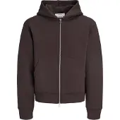 Jack & Jones Casaco em moletão 'JCOLEGACY' chocolate