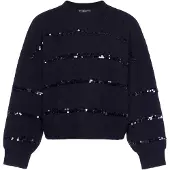 Faina Pullover 'Festive' preto