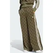 Adidas Originals Calças chocolate / oliveira / branco