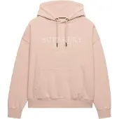 Superdry para mulher. W2012575A Moletom com capuz Luxe Relaxed rosa (XS), Casual, Algodão