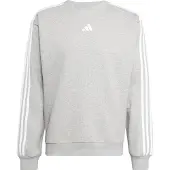 Adidas Sweatshirt de desporto cinzento claro / branco