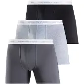 Copenhagen Studios Boxers antracite / cinzento escuro / acinzentado / branco