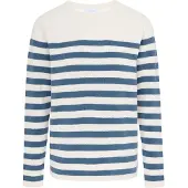 Usha Pullover azul real / offwhite