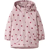 Name it Casaco meia-estação 'NMFMaxi' roxo pastel / carmesim