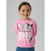 Name it Sweatshirt 'NMFAbara Hellok' ouro / rosa claro / preto / branco
