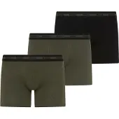 HUGO underwear Boxers cáqui / preto