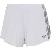 Adidas Calças de desporto cinzento-prateado / roxo pastel
