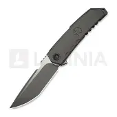 We Knife Navalha Capstan, Gray Titanium, Stonewash
