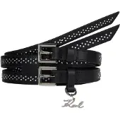 Karl Lagerfeld Cintos preto / prata