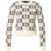 Pinko Pullover marfim / castanho