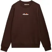 Ellesse Sweatshirt 'Fairros' castanho escuro / laranja claro / granadina / branco
