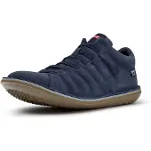 Camper para homem. K300479-012 Sapatilhas de pele Beetle marinho (45), Couro, Plano, Cordão, Casual