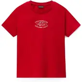 Napapijri Camisa 'BLISS' creme / turquesa / vermelho