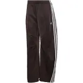 Adidas Calças 'Firebird' castanho escuro / branco