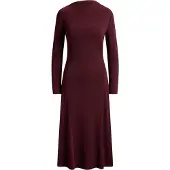 Ralph Lauren Vestido borgonha
