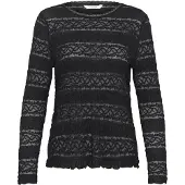 Cream Camisa 'Rosel' preto