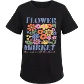 Usha Camisa mistura de cores / preto