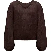 ONLY GIRLS Pullover 'KOGDINEA' castanho escuro