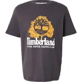 Timberland Camisa laranja / preto / branco
