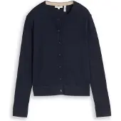 Tom Tailor Casaco de malha azul escuro