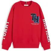 Tommy Hilfiger Sweatshirt azul / marinho / vermelho fogo / branco