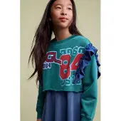 Desigual Vestido verde / mistura de cores