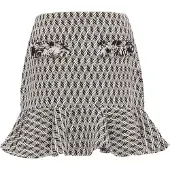 Faina Saia 'Festive' preto / branco