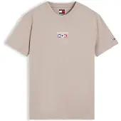 Tommy Hilfiger Camisa 'NYC' azul / taupe / vermelho / branco