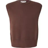Weekday Colete de malha 'Isak' castanho