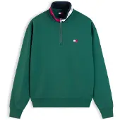 Tommy Hilfiger Moletom Com Meia-zíper Dm0dm23605 Relaxed Fit